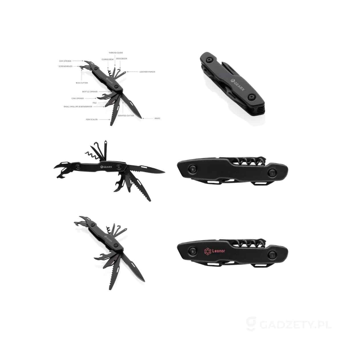AXP-P221-22-wariant-watermark Narzędzie wielofunkcyjne Gear X, 13 el. – zdjęcia produktu