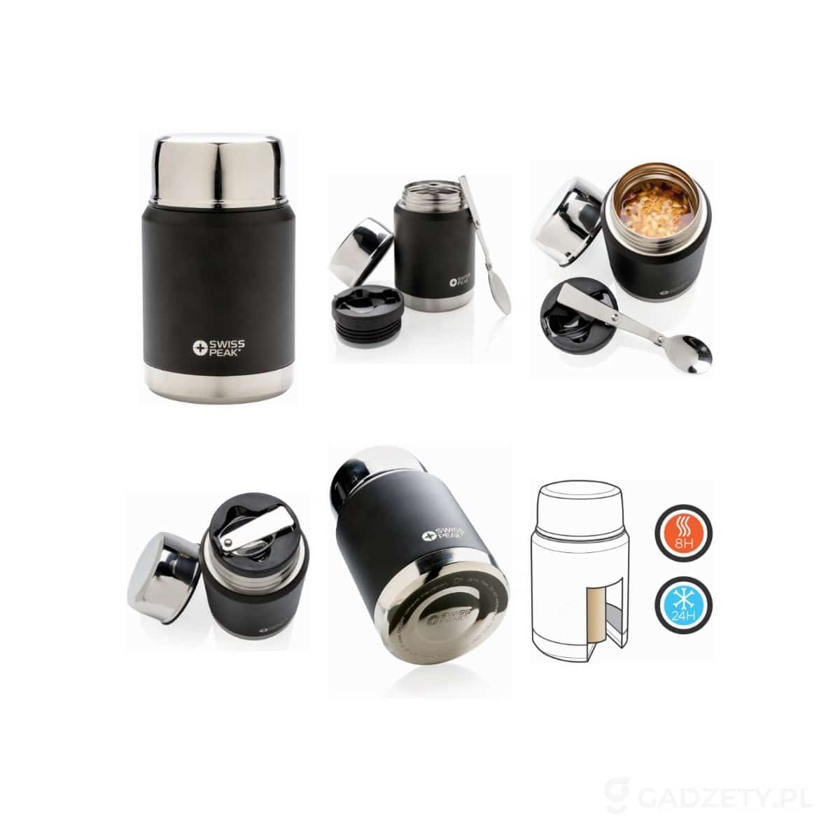 AXP-P432-98-wariant-watermark Próżniowy pojemnik na żywność 500 ml Swiss Peak Elite – zdjęcia produktu