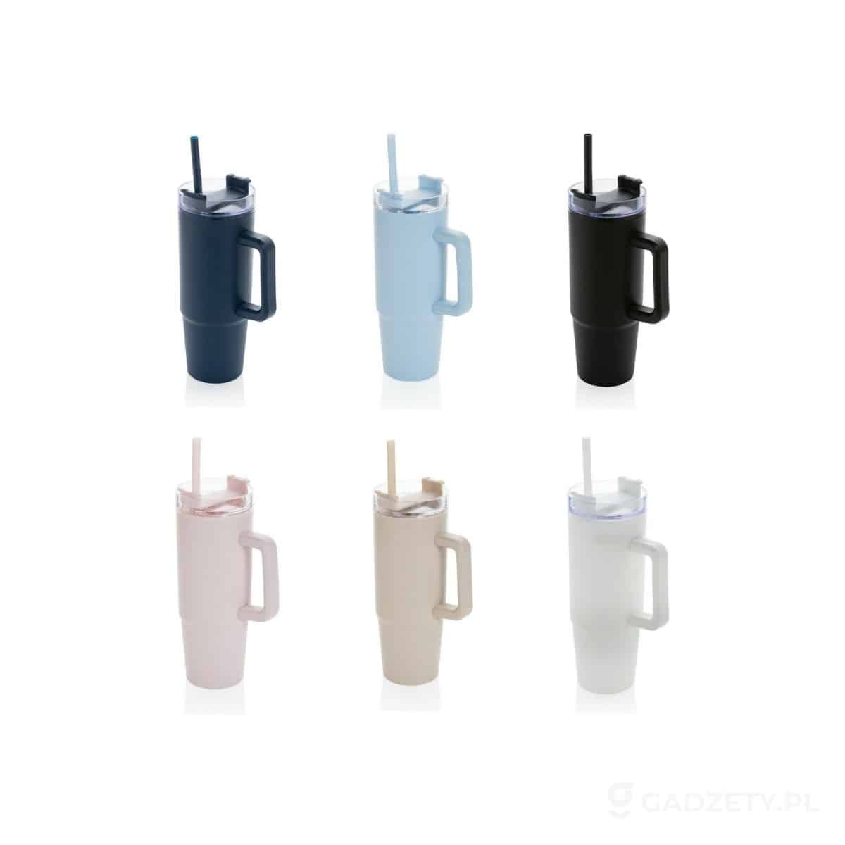 AXP-P437-10-kolorow-watermark Kubek podróżny 900 ml Tana, plastik z recyklingu – dostępne kolory