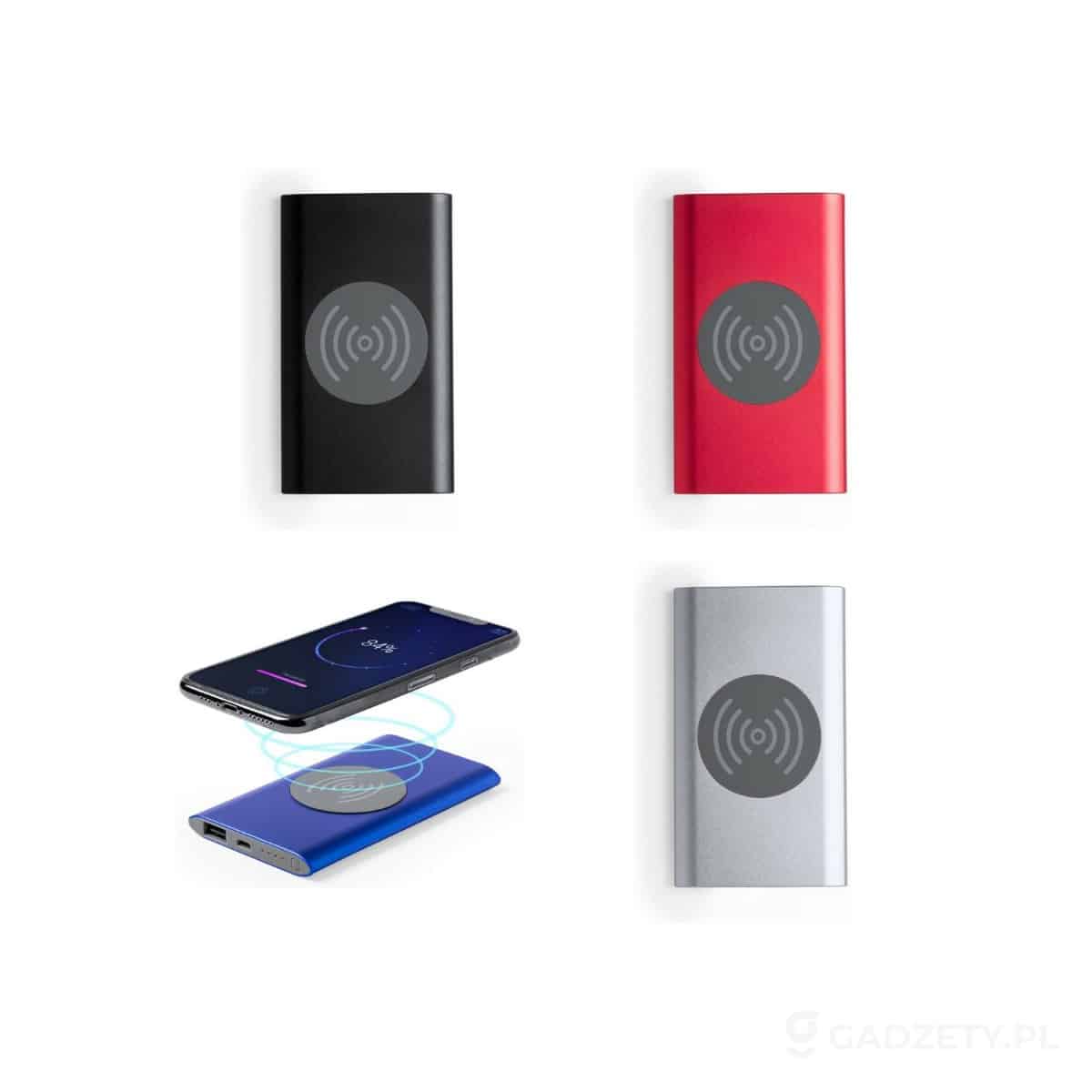 AXP-V0308-kolorow-watermark Bezprzewodowy power bank 4000 mAh, ładowarka bezprzewodowa 5W – dostępne kolory