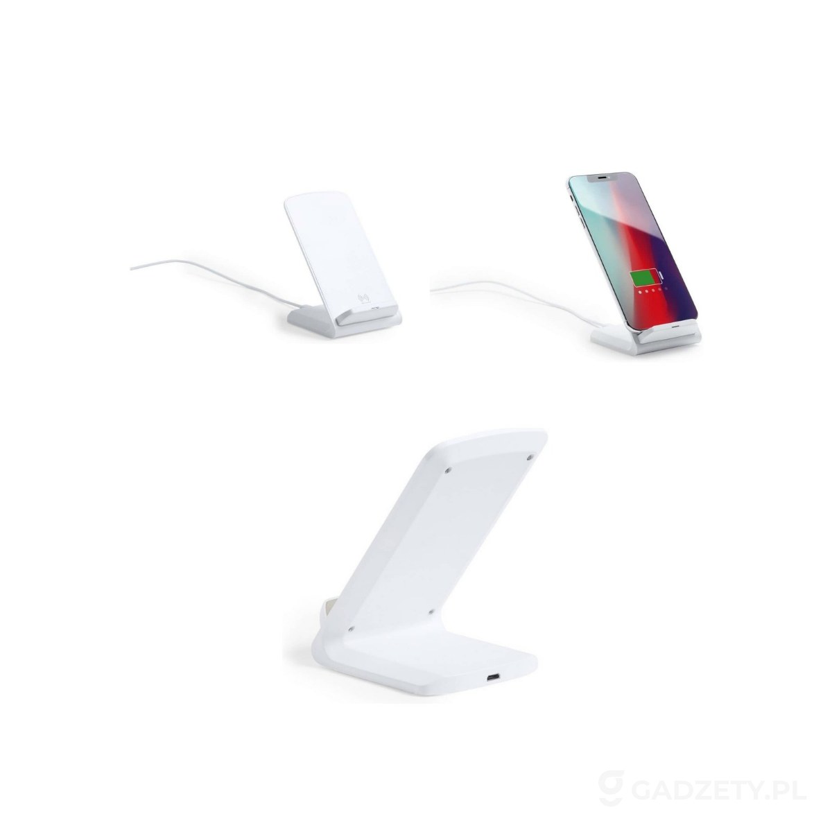 AXP-V0394-wariant-watermark Ładowarka bezprzewodowa 10W, stojak na telefon – zdjęcia produktu
