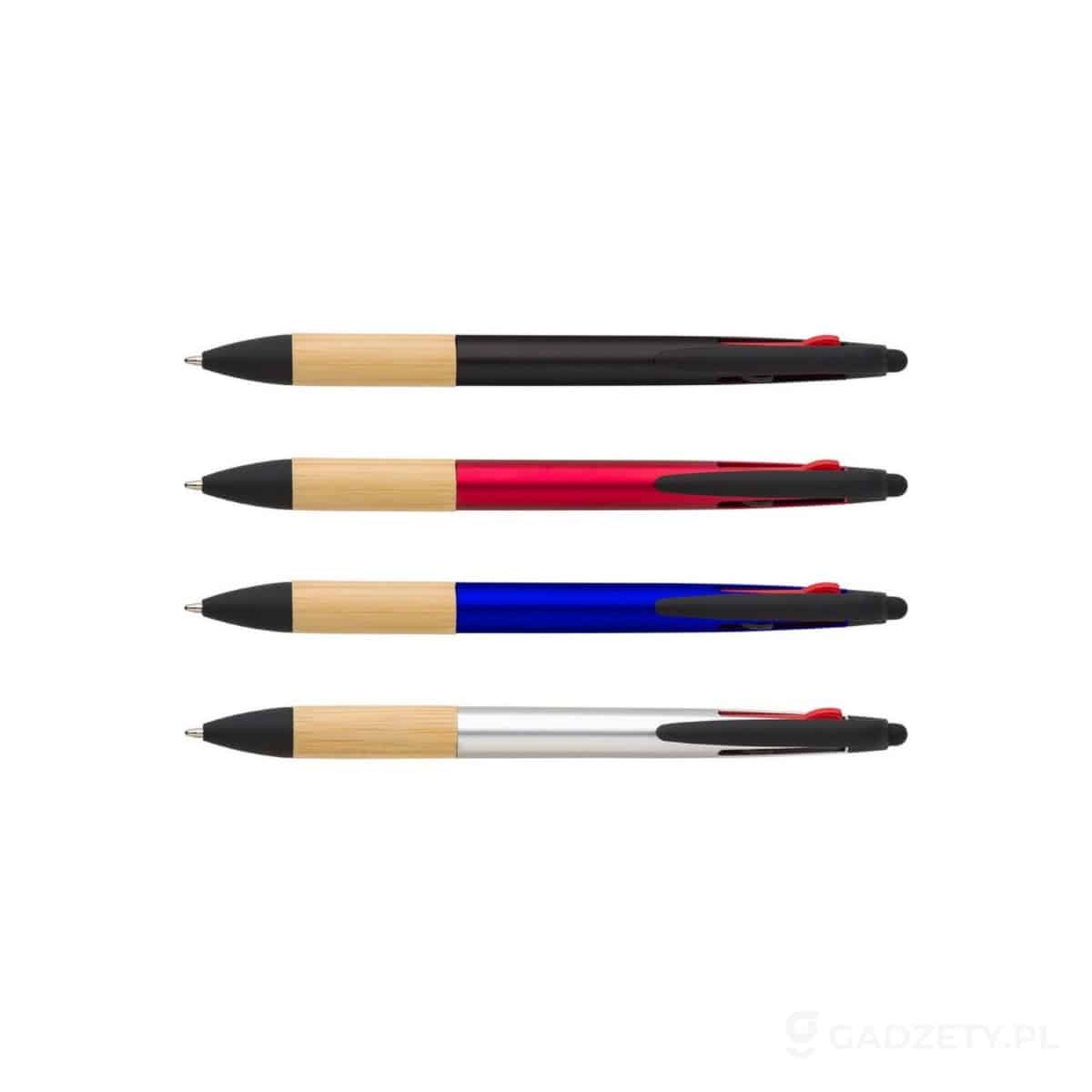 AXP-V1189-kolorow-watermark Długopis, wielokolorowy wkład, touch pen – dostępne kolory