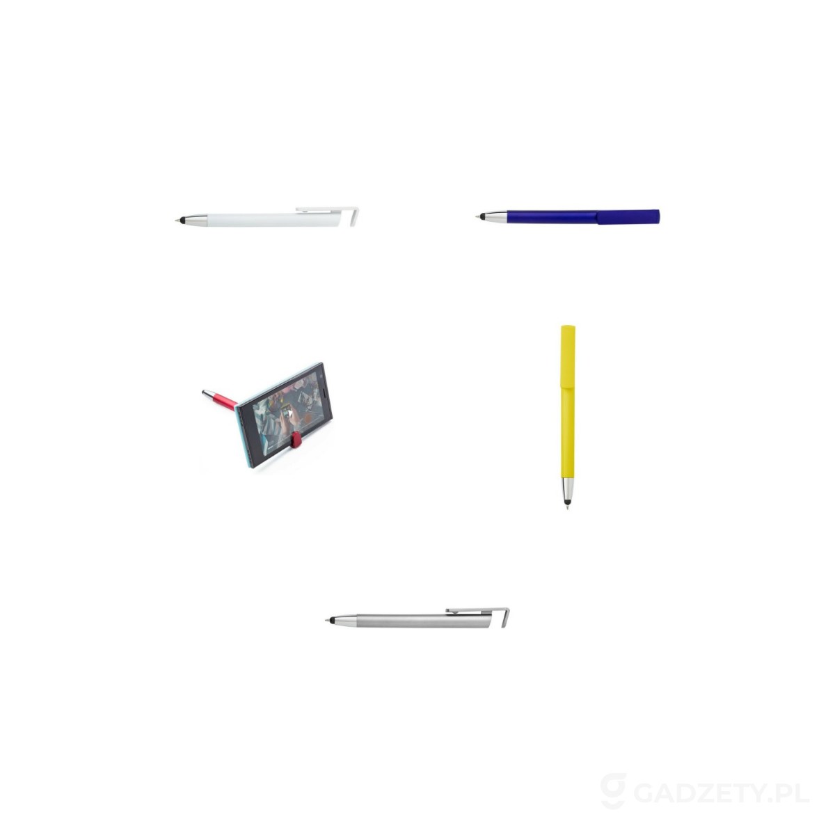 AXP-V1753-kolorow-watermark Długopis, touch pen, stojak na telefon – dostępne kolory