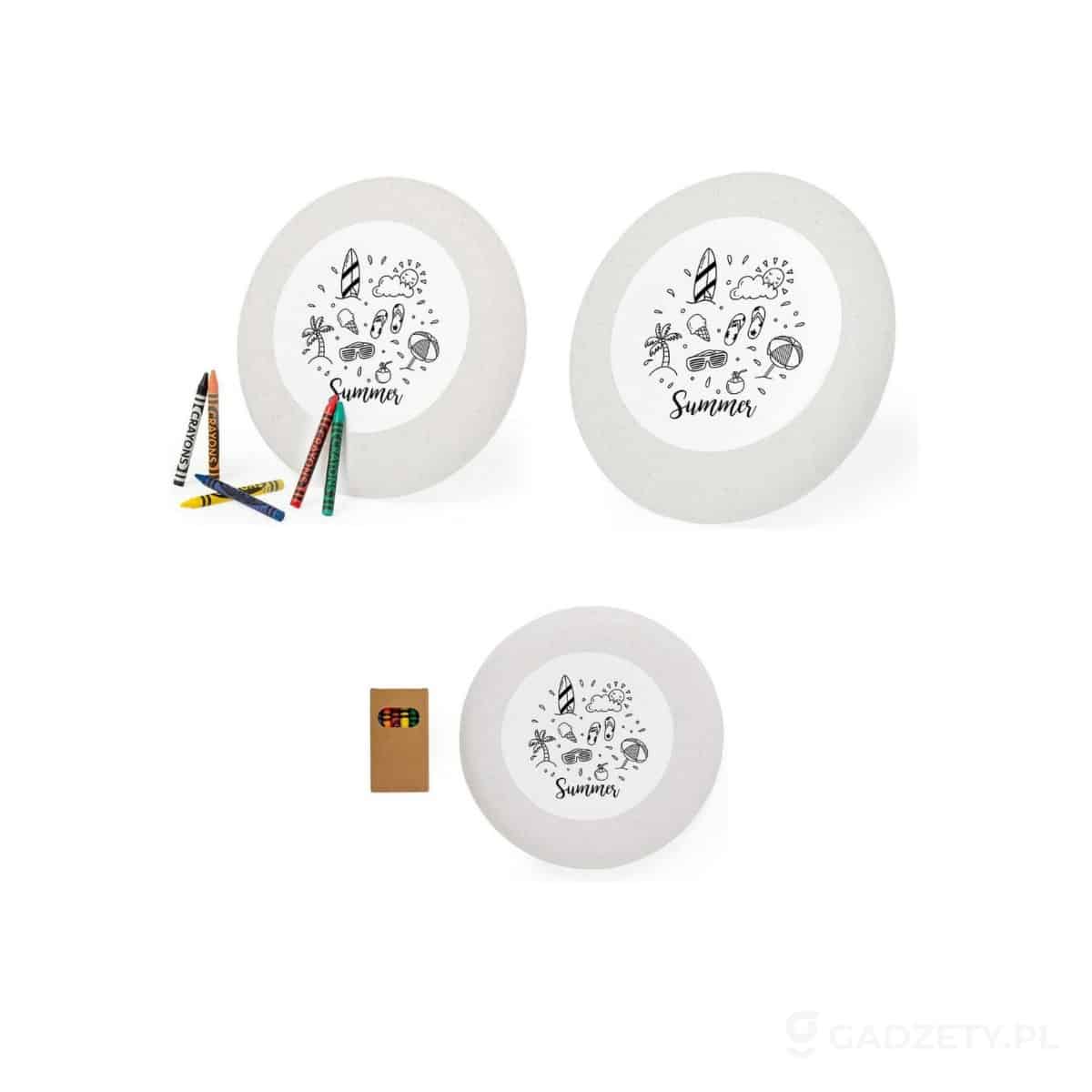 AXP-V2140-wariant-watermark Frisbee do kolorowania, kredki – zdjęcia produktu