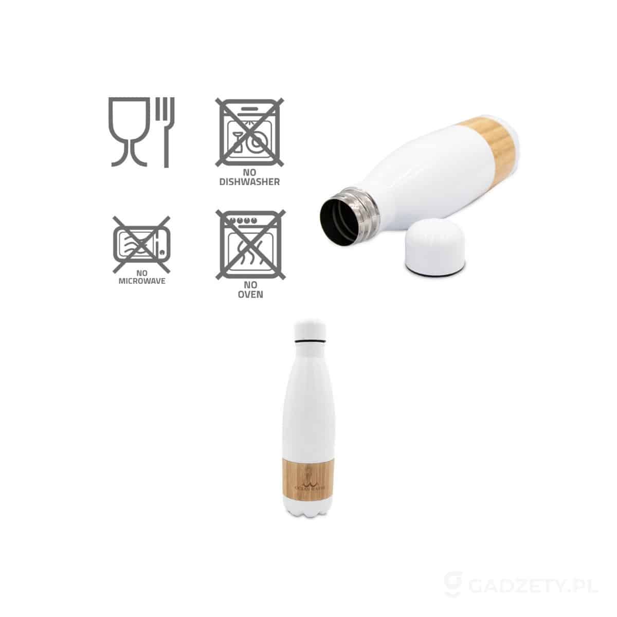 AXP-V4855-wariant-watermark Butelka termiczna 500 ml z bambusowym elementem | Blake – zdjęcia produktu