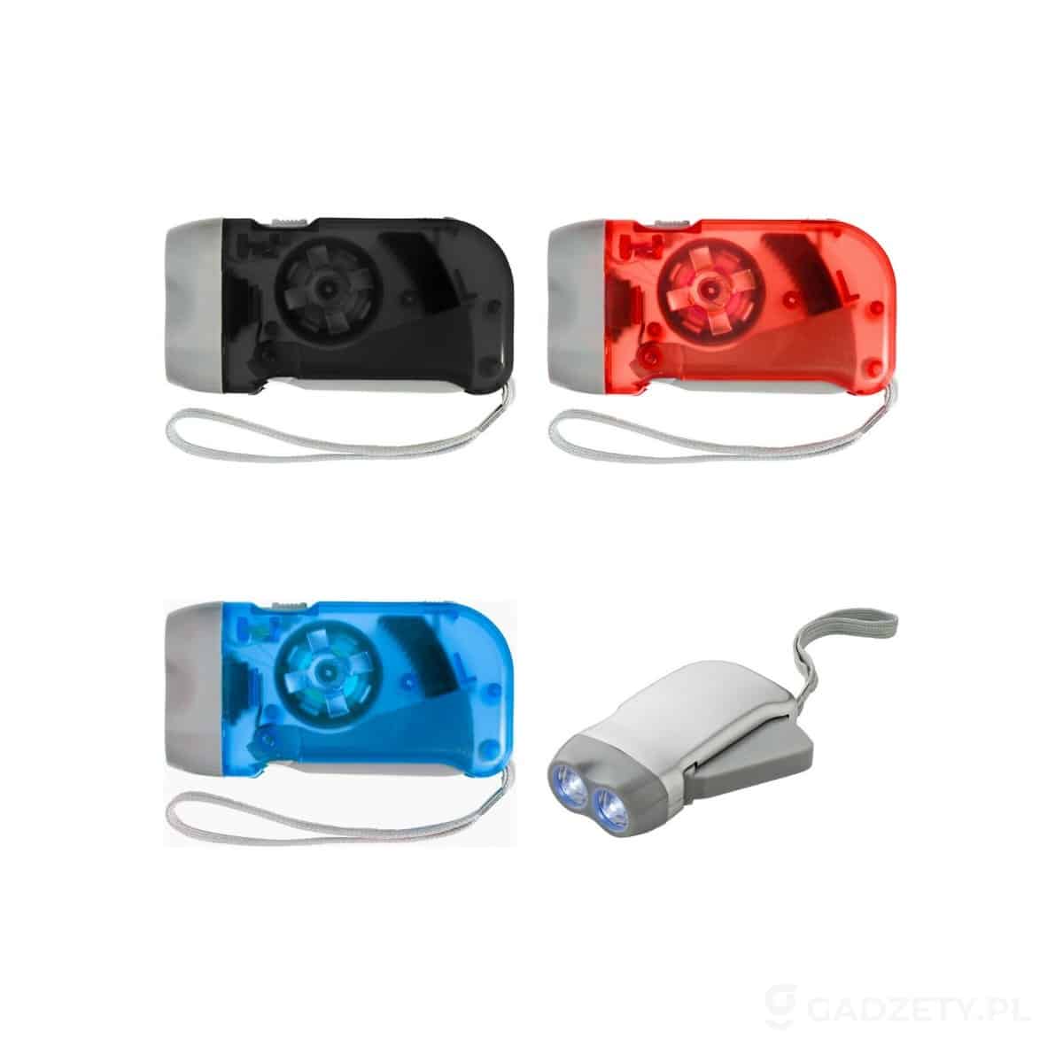AXP-V5504-kolorow-watermark Latarka na dynamo 2 LED – dostępne kolory