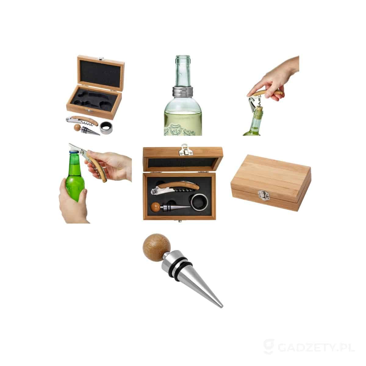 AXP-V7986-wariant-watermark Bambusowy zestaw do wina, 3 el. – zdjęcia produktu