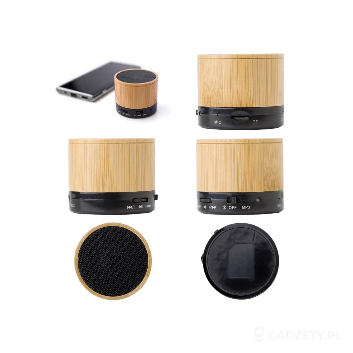 AXP-V8300-wariant-watermark Bambusowy głośnik bezprzewodowy – zdjęcia produktu