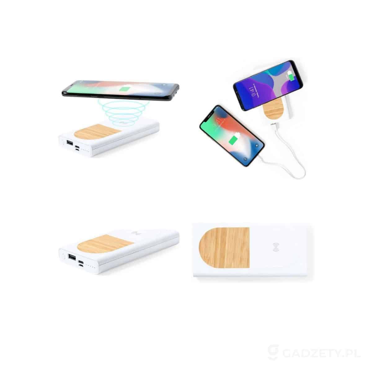 AXP-V8324-wariant-watermark Bezprzewodowy power bank 8000 mAh, ładowarka bezprzewodowa 15W – zdjęcia produktu