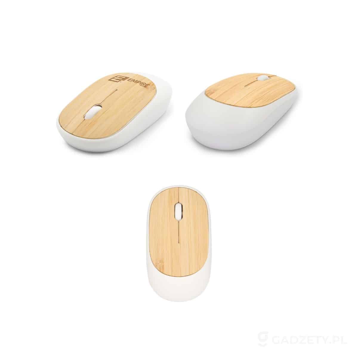 AXP-VA129-wariant-watermark Bezprzewodowa mysz komputerowa, bambusowy element | Judith – zdjęcia produktu