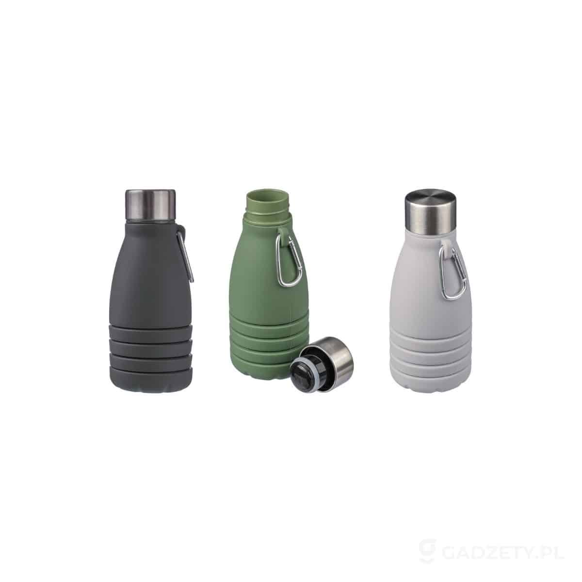 AXP-VA459-kolorow-watermark Składana butelka sportowa 550 ml z karabińczykiem – dostępne kolory