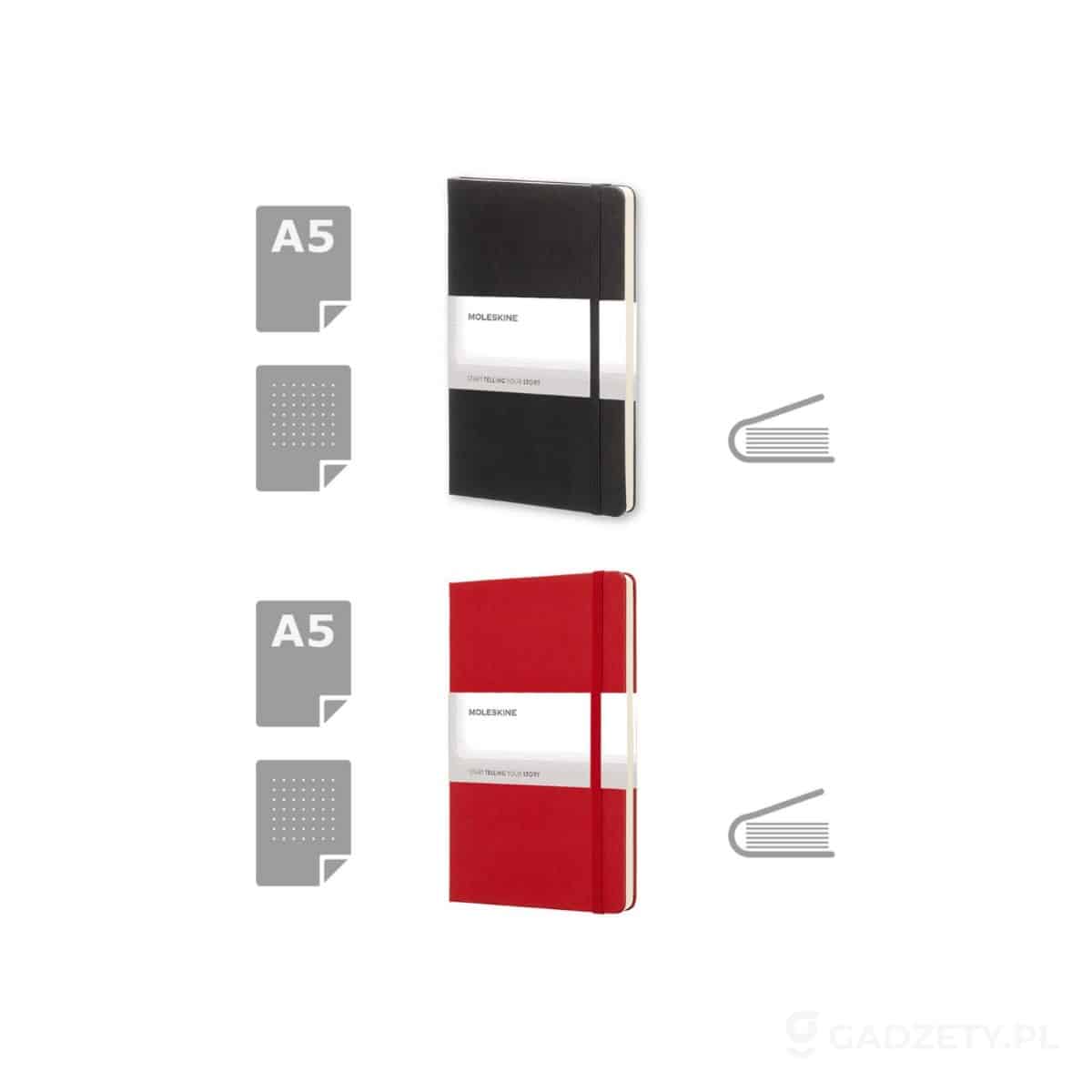 AXP-VM309-kolorow-watermark MOLESKINE Notatnik ok. A5 – dostępne kolory