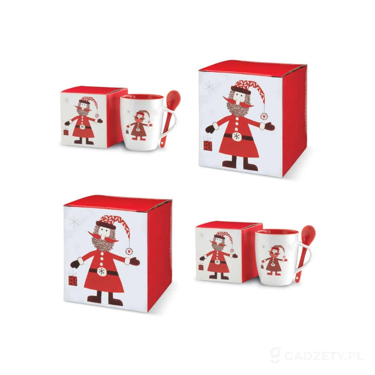 Kubek z łyżeczką 250ml CLAUS – zdjęcia produktu