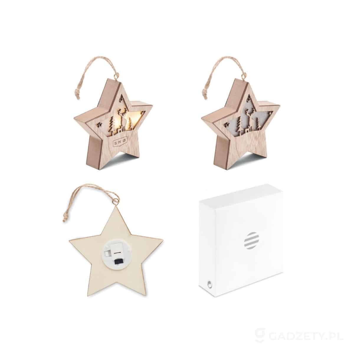 CX1527-wariant-watermark Gwiazda z MDF z lampką STARLIGHT – zdjęcia produktu