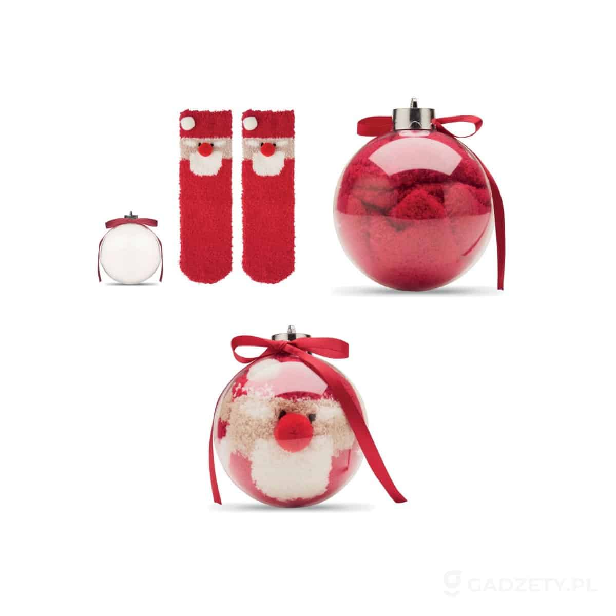 CX1585-wariant-watermark Skarpetki Św Mikołaja w bombce SNUG M – zdjęcia produktu