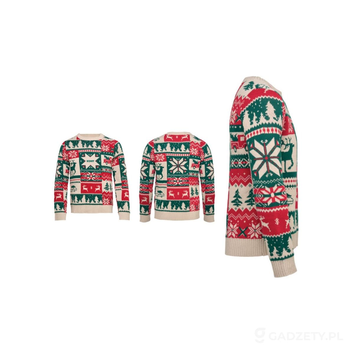 CX1601-wariant-watermark Świąteczny sweter z dzianiny S- SHIMIS – zdjęcia produktu