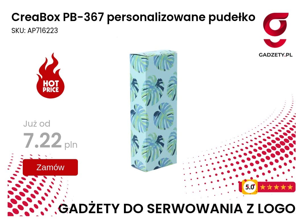 CreaBox PB-367 personalizowane pudełko Personalizowane pudełko CreaBox PB-367