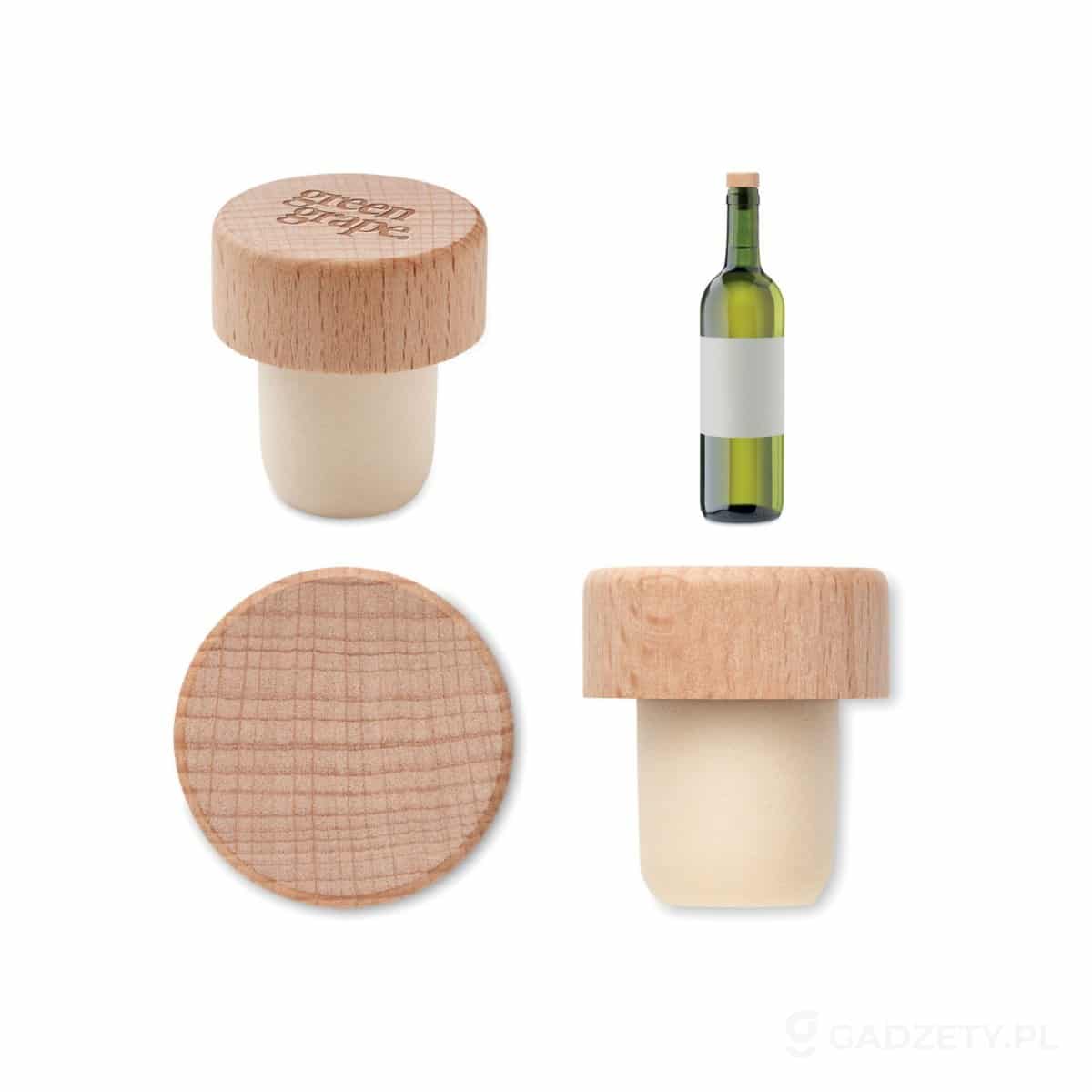 MO2457-wariant-watermark Korek do butelki z drewna bukow BOPPER – zdjęcia produktu