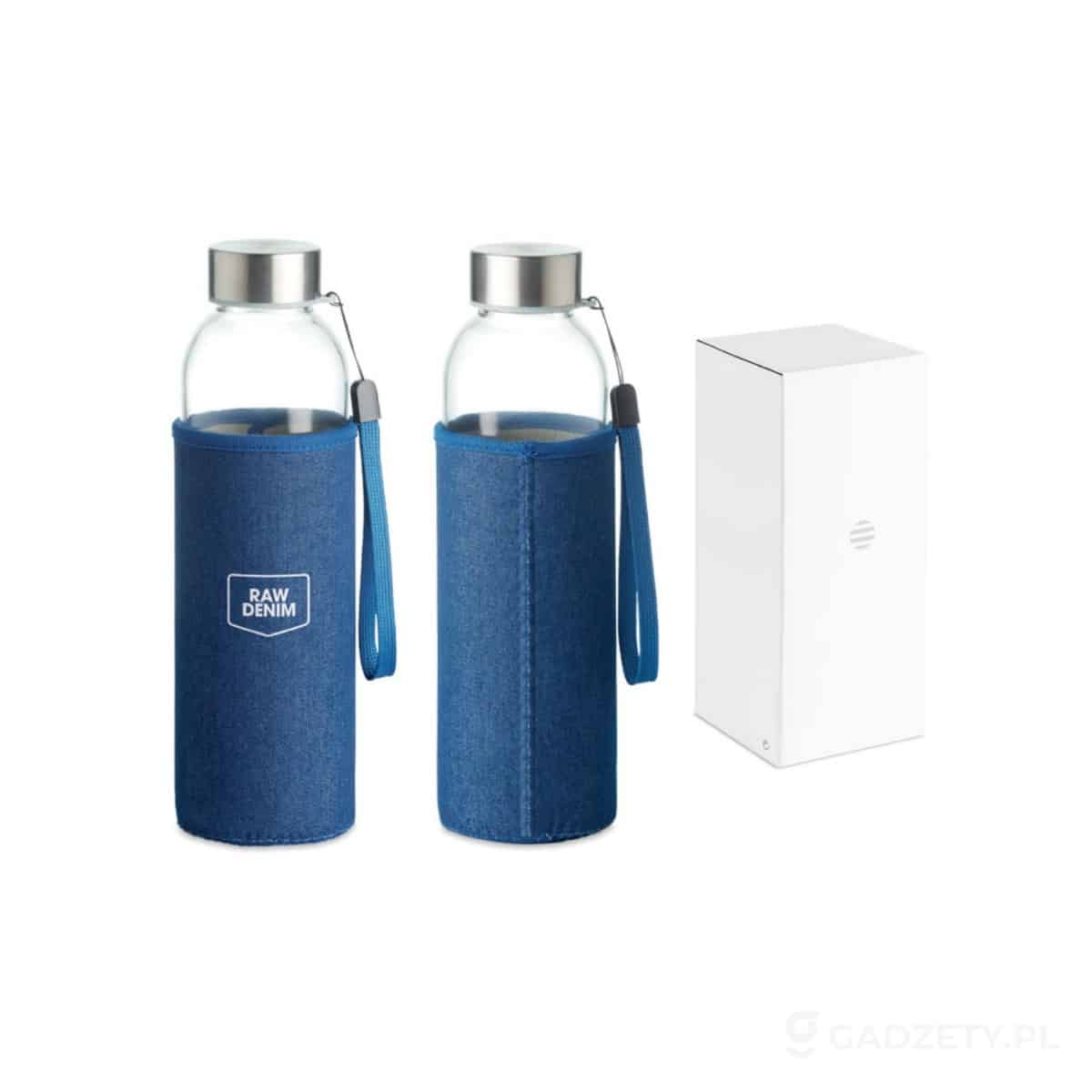 MO6192-wariant-watermark Szklana butelka w etui 500 ml UTAH DENIM – zdjęcia produktu