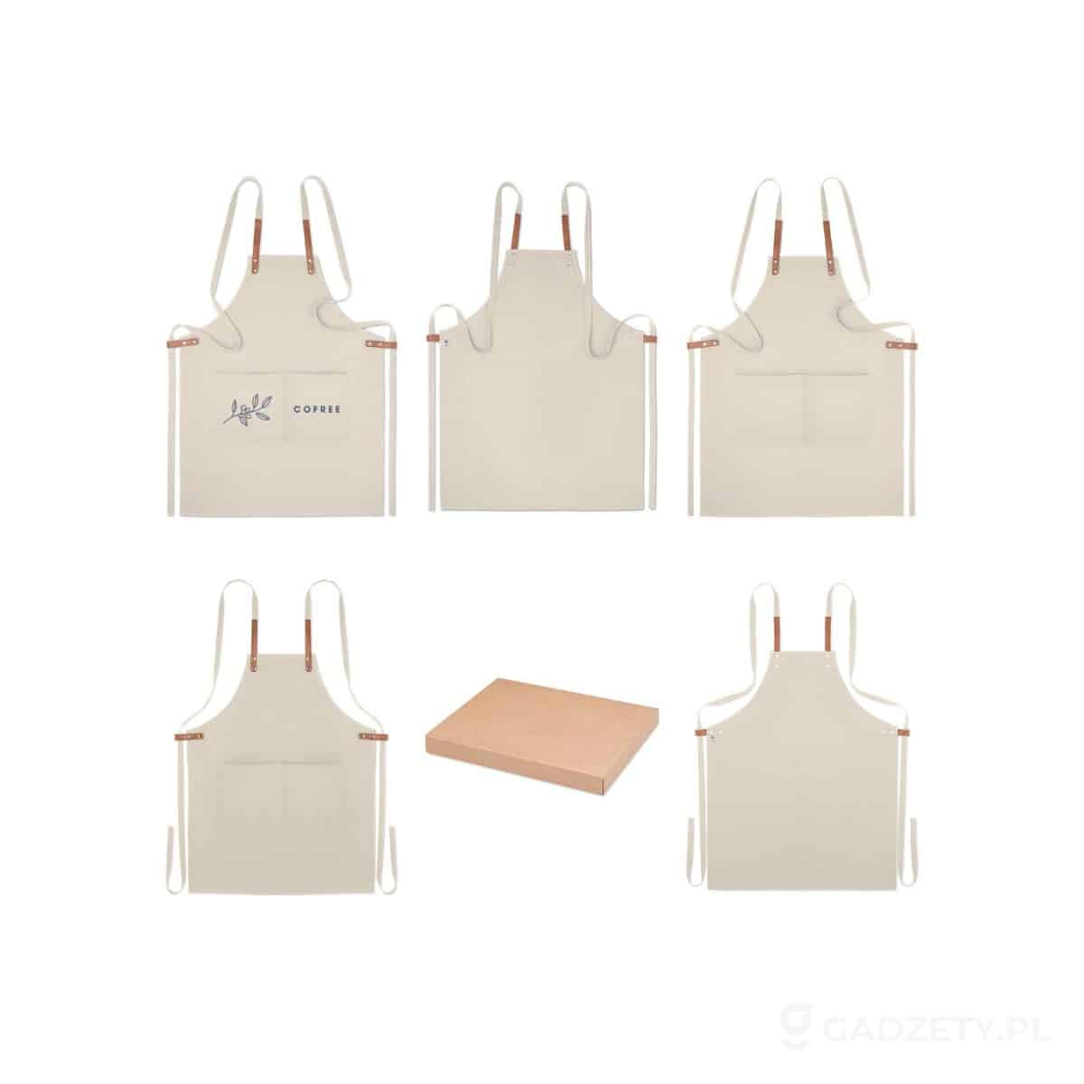 MO6260-wariant-watermark Fartuch z bawełny 340 gr/m² NAGPUR – zdjęcia produktu