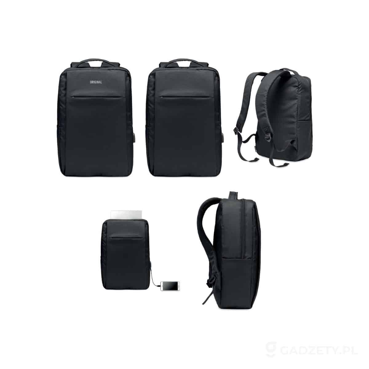 MO6328-wariant-watermark Plecak na komputer z 300D RPET SEOUL – zdjęcia produktu