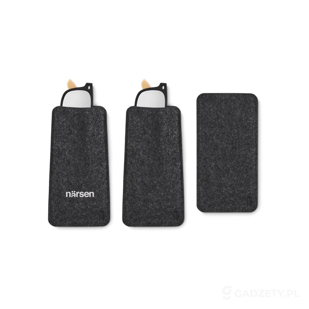 MO6425-wariant-watermark Etui na okulary z filcu RPET NIRSON – zdjęcia produktu