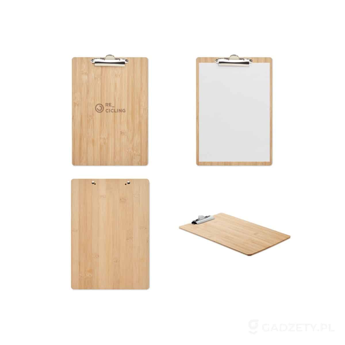 MO6535-wariant-watermark Bambusowa podkładka A4 CLIPBO – zdjęcia produktu