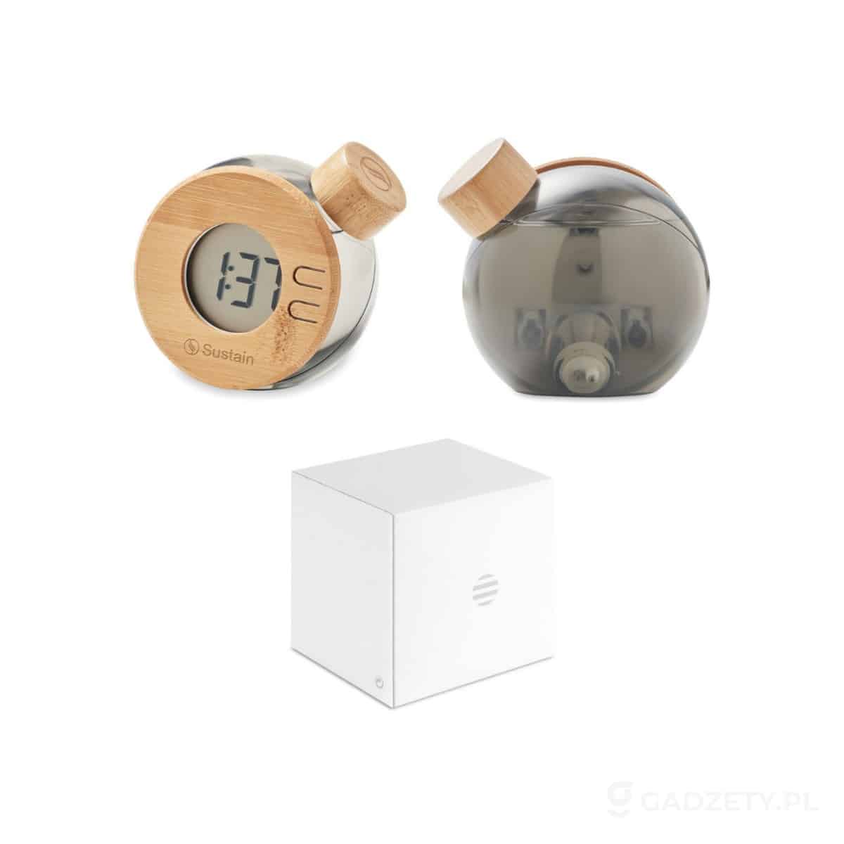 MO6865-wariant-watermark Bambusowy wodny zegar LCD DROPPY LUX – zdjęcia produktu