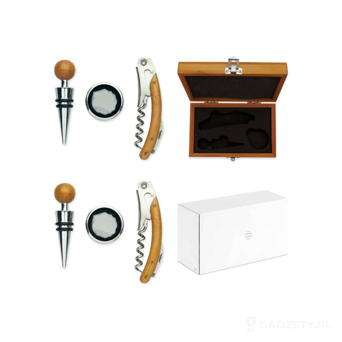 MO8147-wariant-watermark Zestaw do wina w bambusowym pu SONOMA – zdjęcia produktu