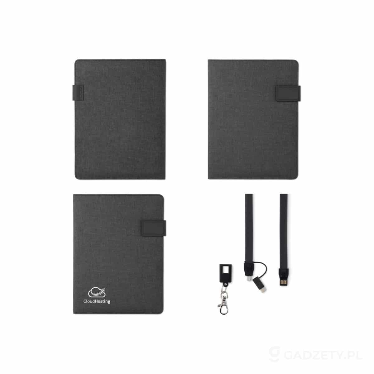 MO9232-wariant-watermark Teczka A4 z powerbankiem POWERFOLDY – zdjęcia produktu