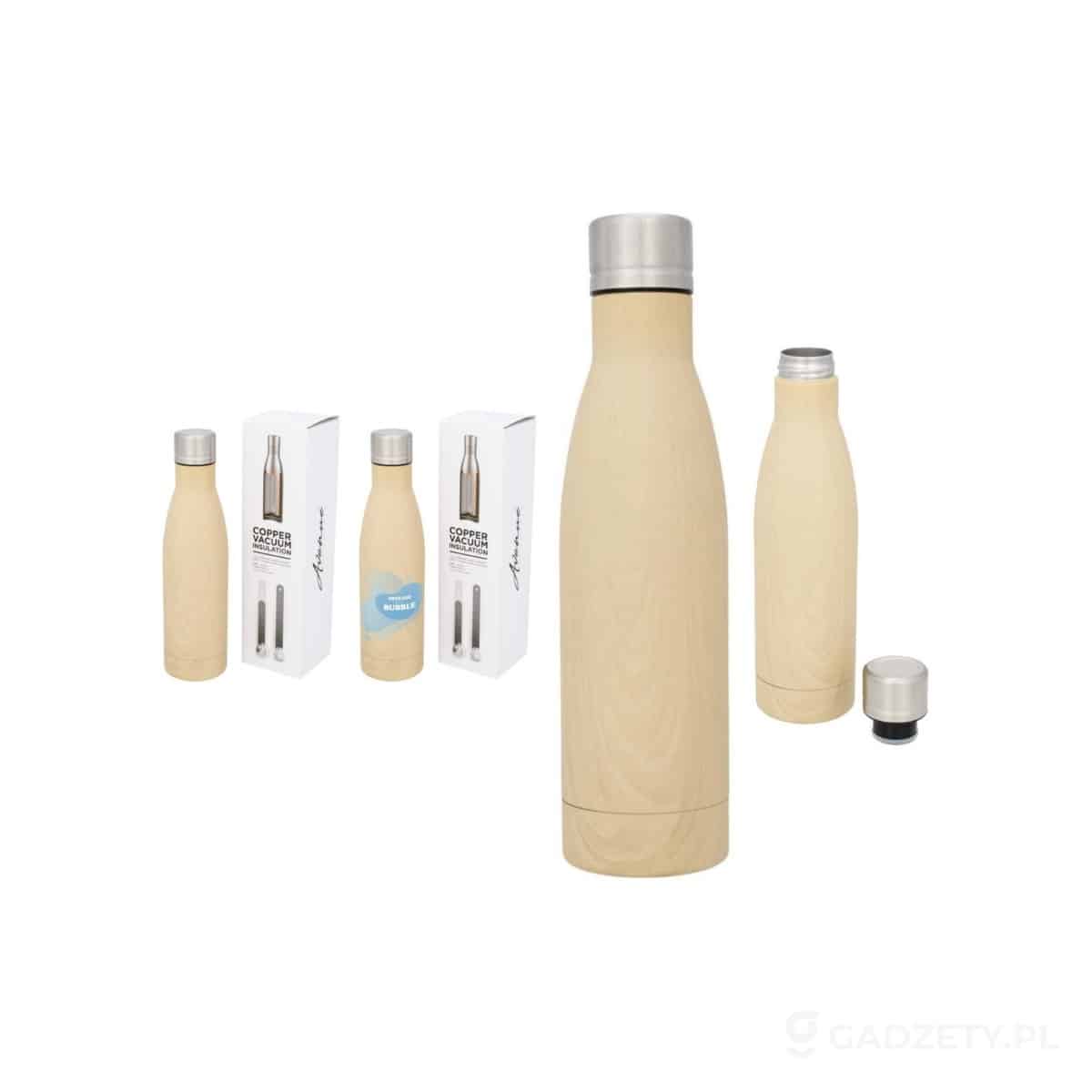 PFC-100515-wariant-watermark Vasa butelka z powierzchnią imitującą drewno oraz miedzianą izolacją próżniową o pojemności 500 ml – zdjęcia produktu