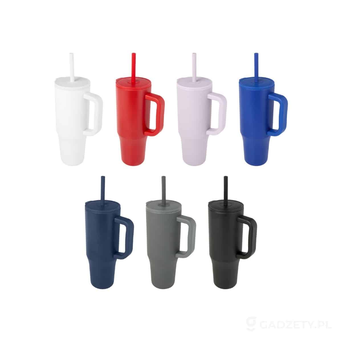 PFC-100867-kolorow-watermark Brady izolowany kubek z certyfikatem RCS o pojemności 900 ml z silikonową słomką – dostępne kolory