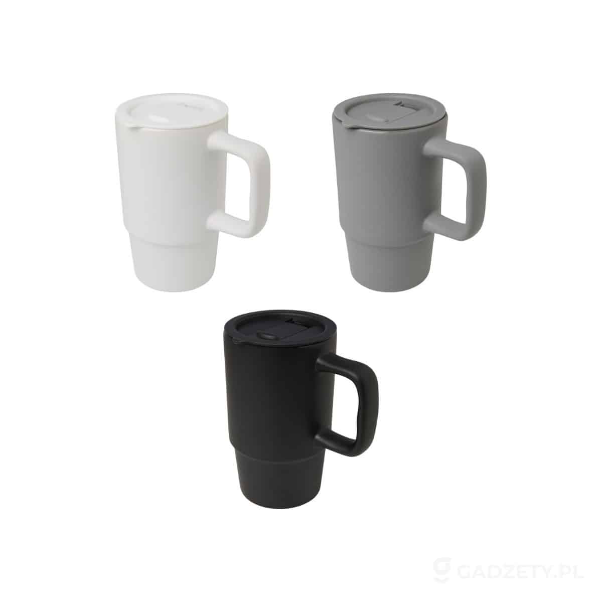 PFC-100896-kolorow-watermark Carter kubek ceramiczny o pojemności 450 ml z plastikową pokrywką – dostępne kolory