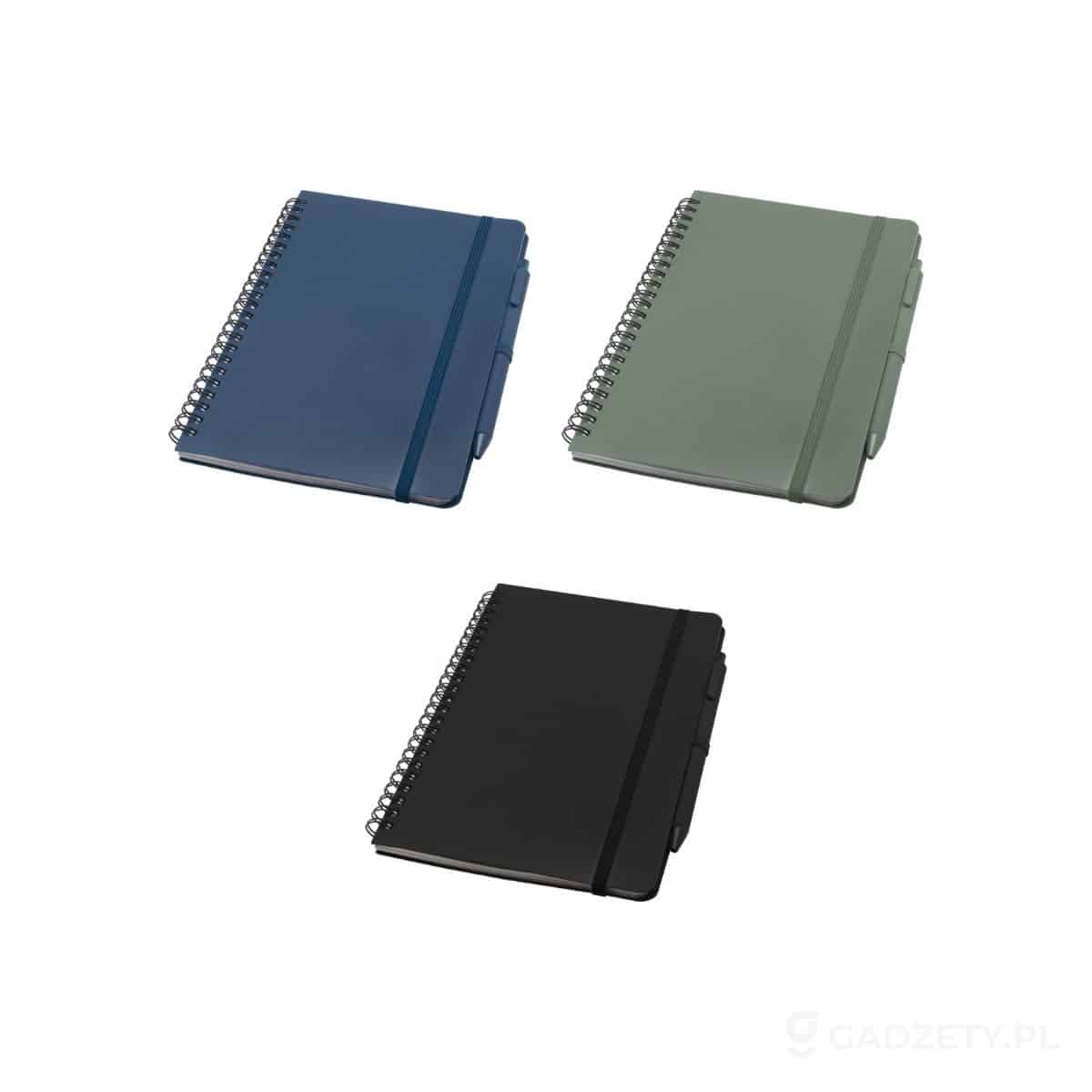 PFC-107901-kolorow-watermark Thalaasa notatnik A5 w twardej okładce z nadrukiem oceanicznym i długopisem – dostępne kolory