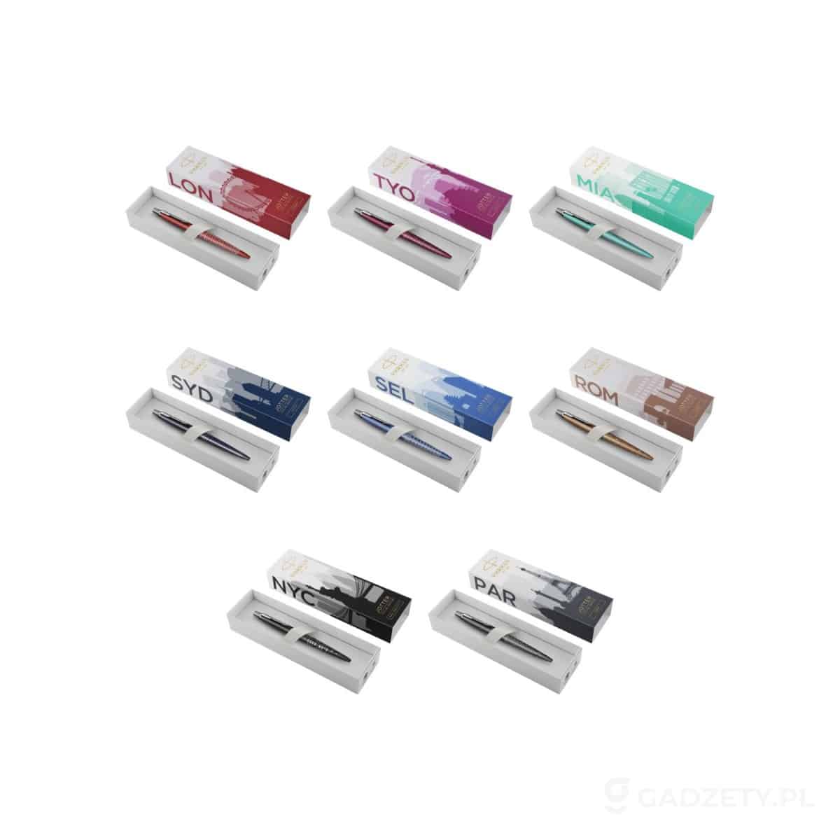 PFC-107933-kolorow-watermark Parker Jotter SE Global Icons długopis – dostępne kolory