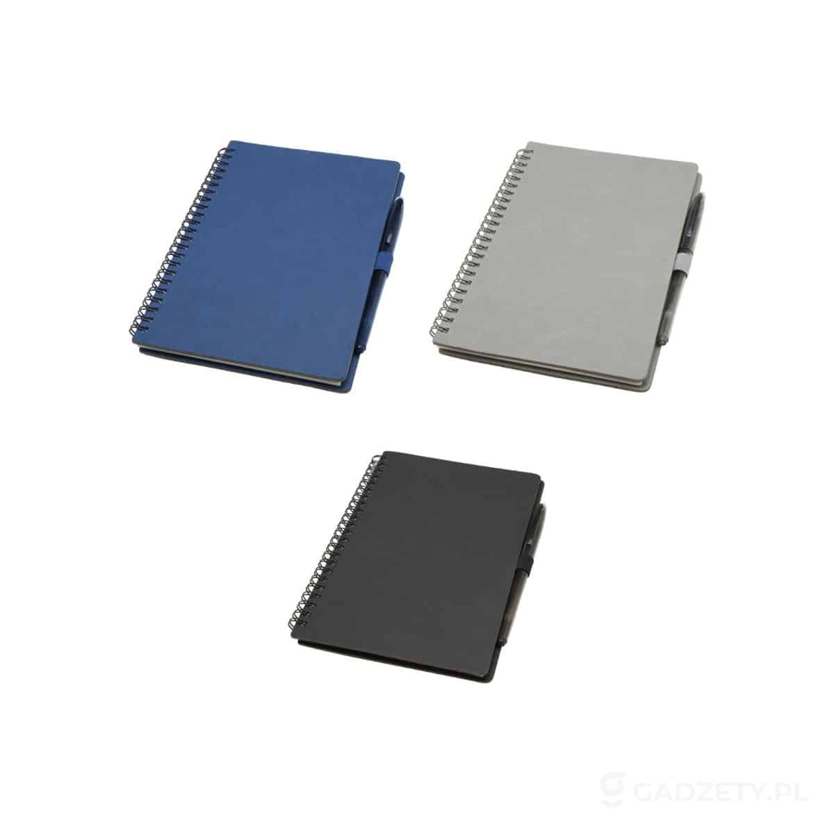 PFC-107986-kolorow-watermark Slate zestaw składający się z notatnika wielokrotnego użytku z miękką okładką i długopisu – dostępne kolory