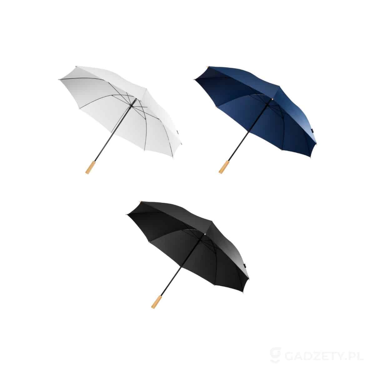 PFC-109409-kolorow-watermark Wiatroodporny parasol golfowy 76 cm z PET z recyklingu Romee – dostępne kolory