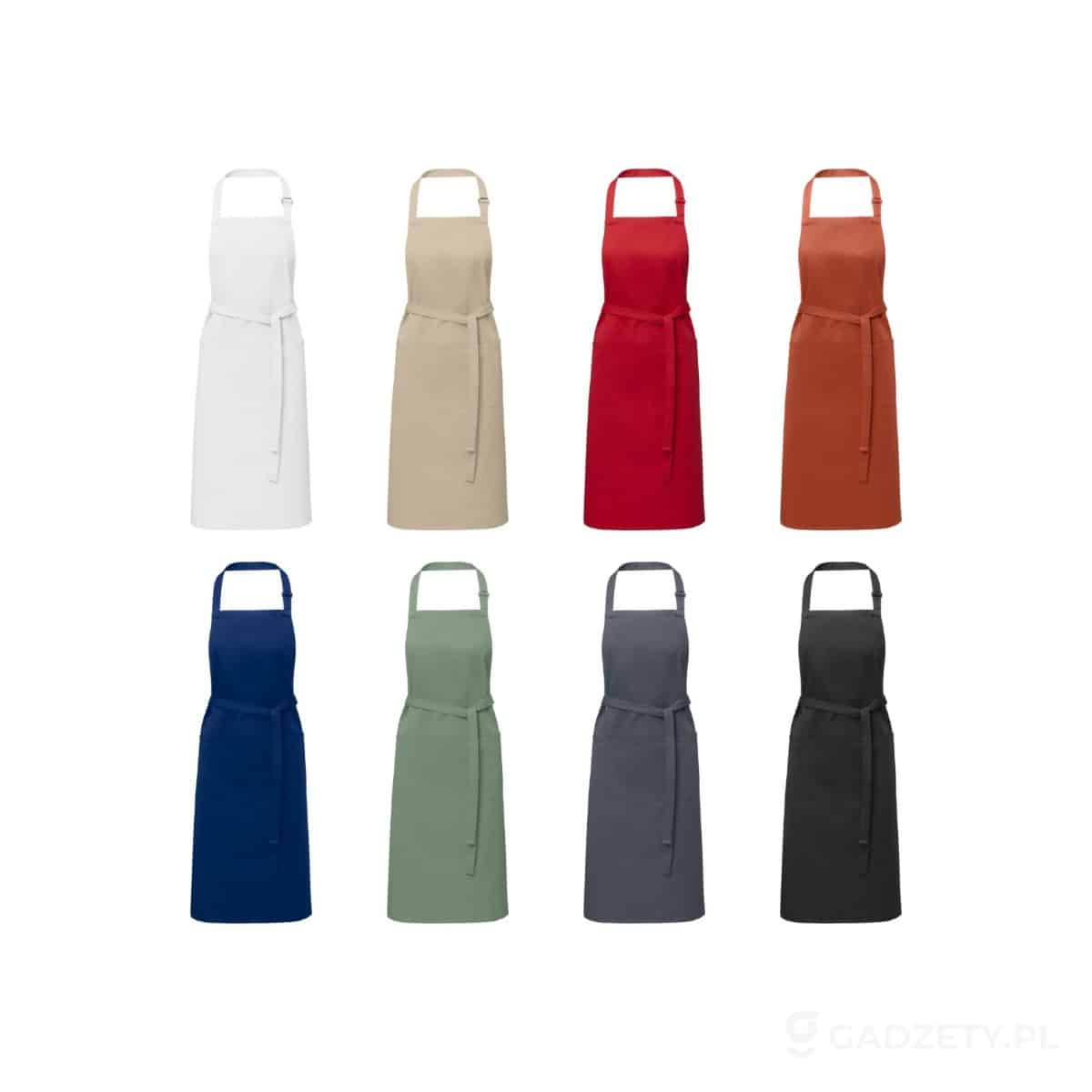PFC-113334-kolorow-watermark Andrea fartuch o gramaturze 240 g/m² z regulowanym paskiem na szyję – dostępne kolory