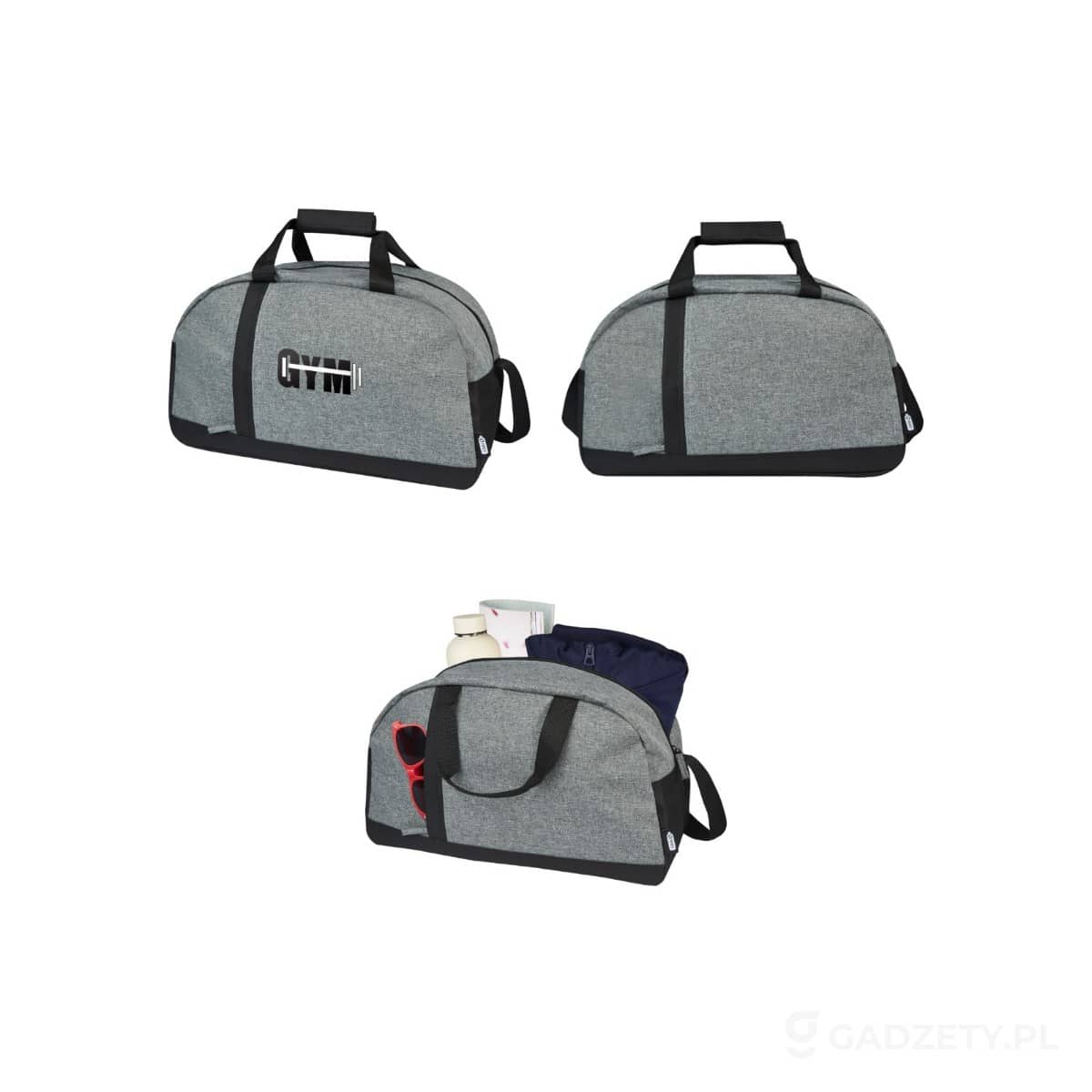 PFC-120656-wariant-watermark Reclaim torba sportowa, dwukolorowa, z recyklingu, z certyfikatem GRS, 21 l – zdjęcia produktu