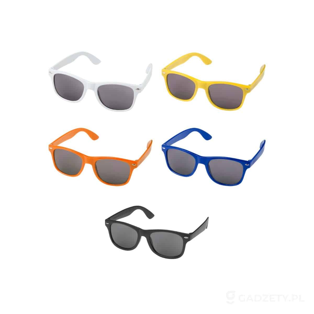PFC-127004-kolorow-watermark Okulary przeciwsłoneczne z plastiku PET z recyklingu Sun Ray – dostępne kolory