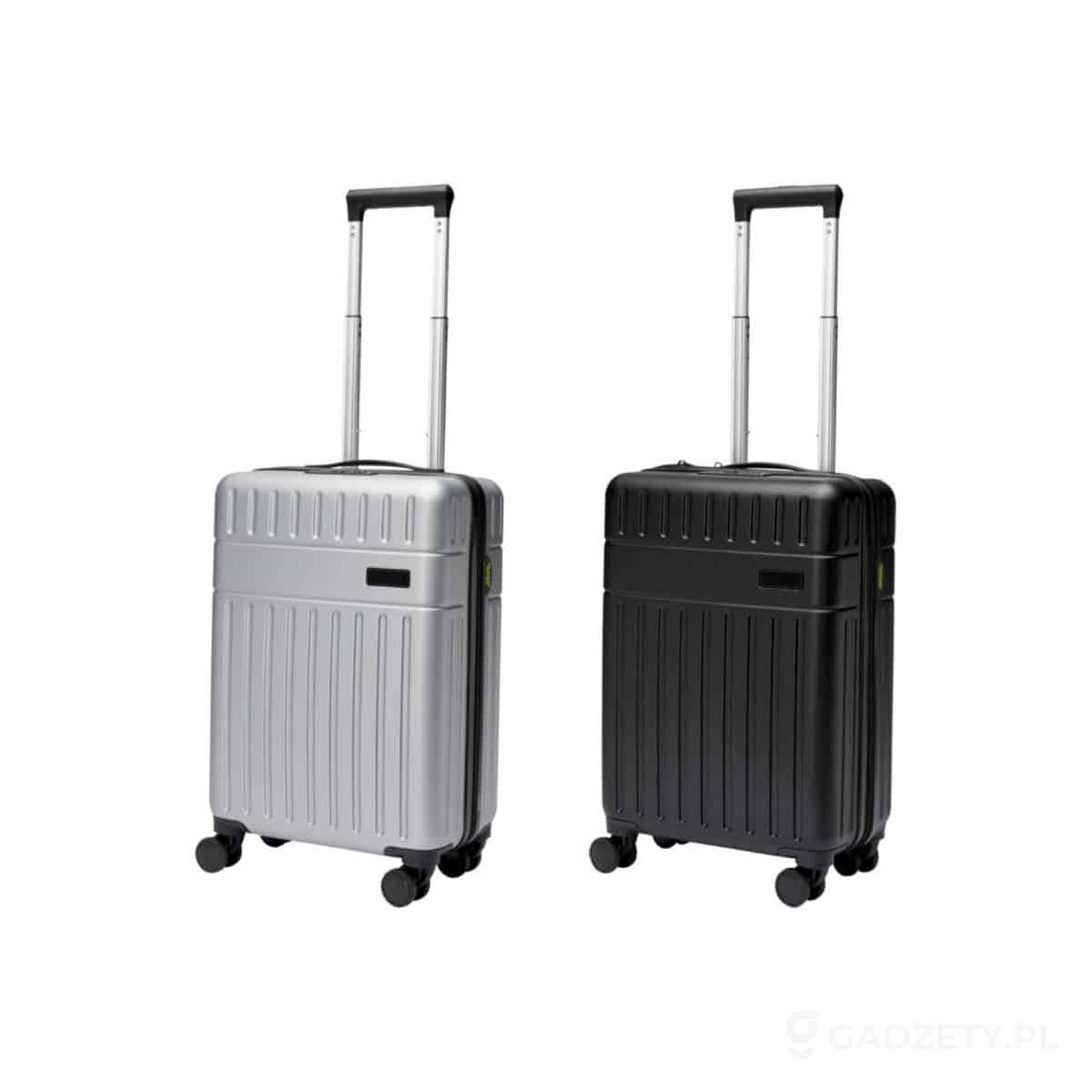 PFC-130049-kolorow-watermark Rover twarda walizka na kółkach z tworzyw sztucznych pochodzących z recyklingu z certyfikatem GRS o wysokości 51 cm i pojemno – dostępne kolory