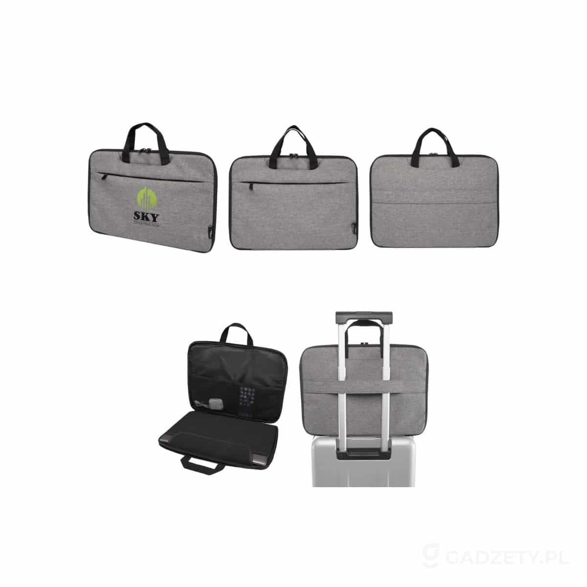 PFC-130085-wariant-watermark Libra etui na laptopa 2 w 1 o pojemności 3 l wykonane z materiałów z recyklingu z certyfikatem GRS – zdjęcia produktu