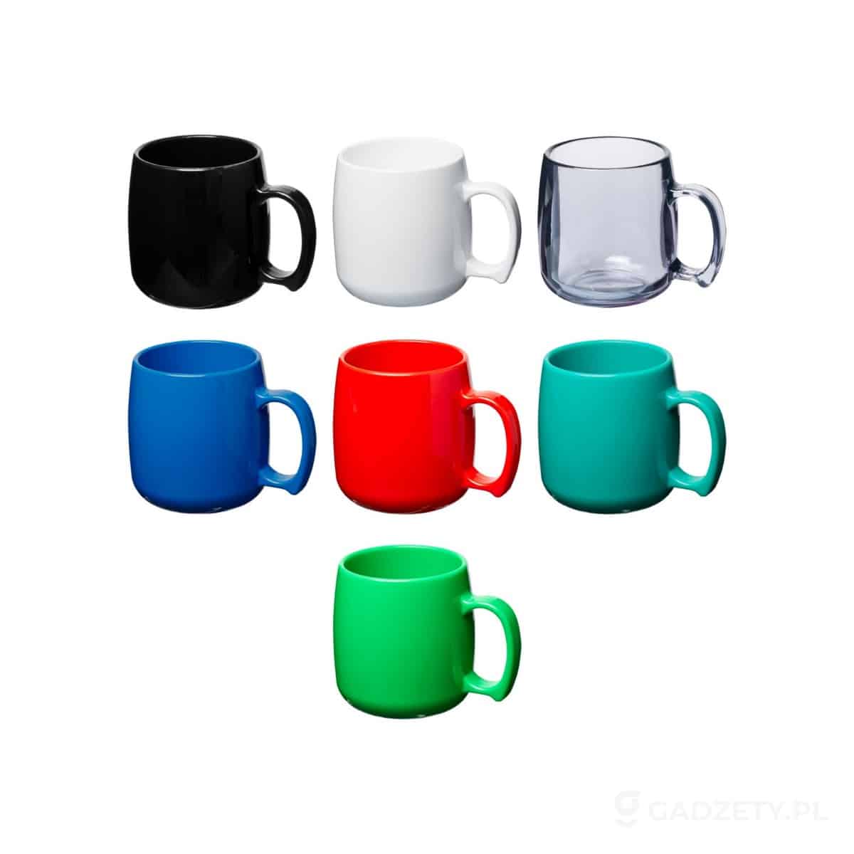 PFC-210012-kolorow-watermark Kubek Classic wykonany z tworzywa sztucznego o pojemności 300 ml – dostępne kolory