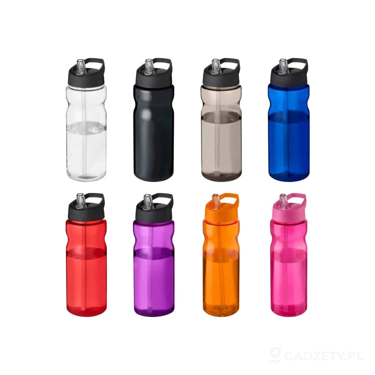 PFC-210049-kolorow-watermark Bidon H2O Base® o pojemności 650 ml z wieczkiem z słomką – dostępne kolory