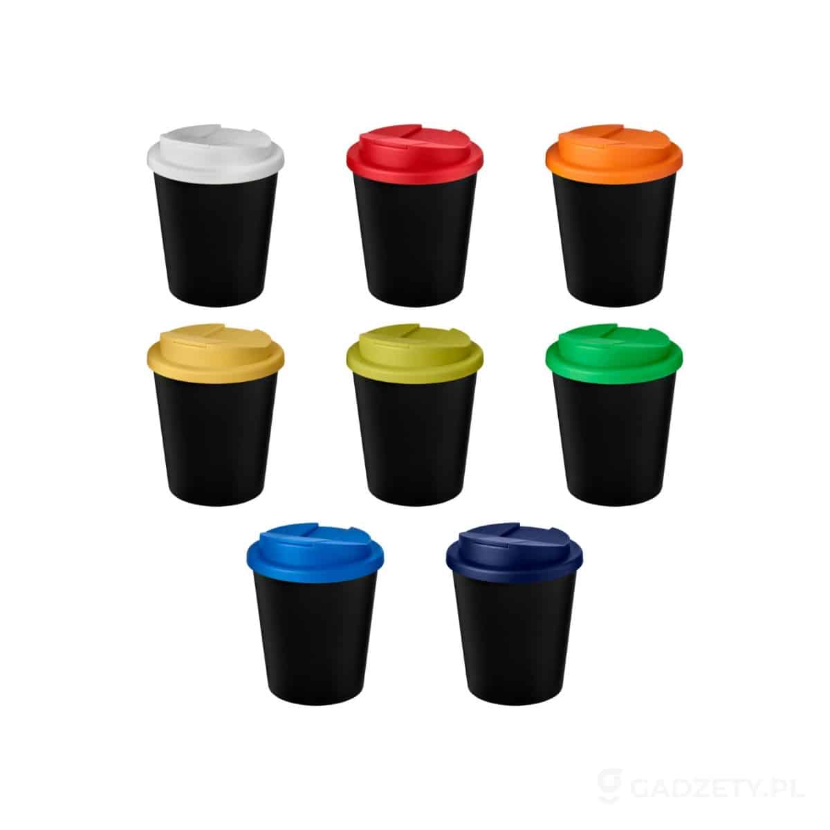 PFC-210455-kolorow-watermark Kubek Americano® Espresso Eco z recyklingu o pojemności 250 ml z pokrywą odporną na zalanie – dostępne kolory