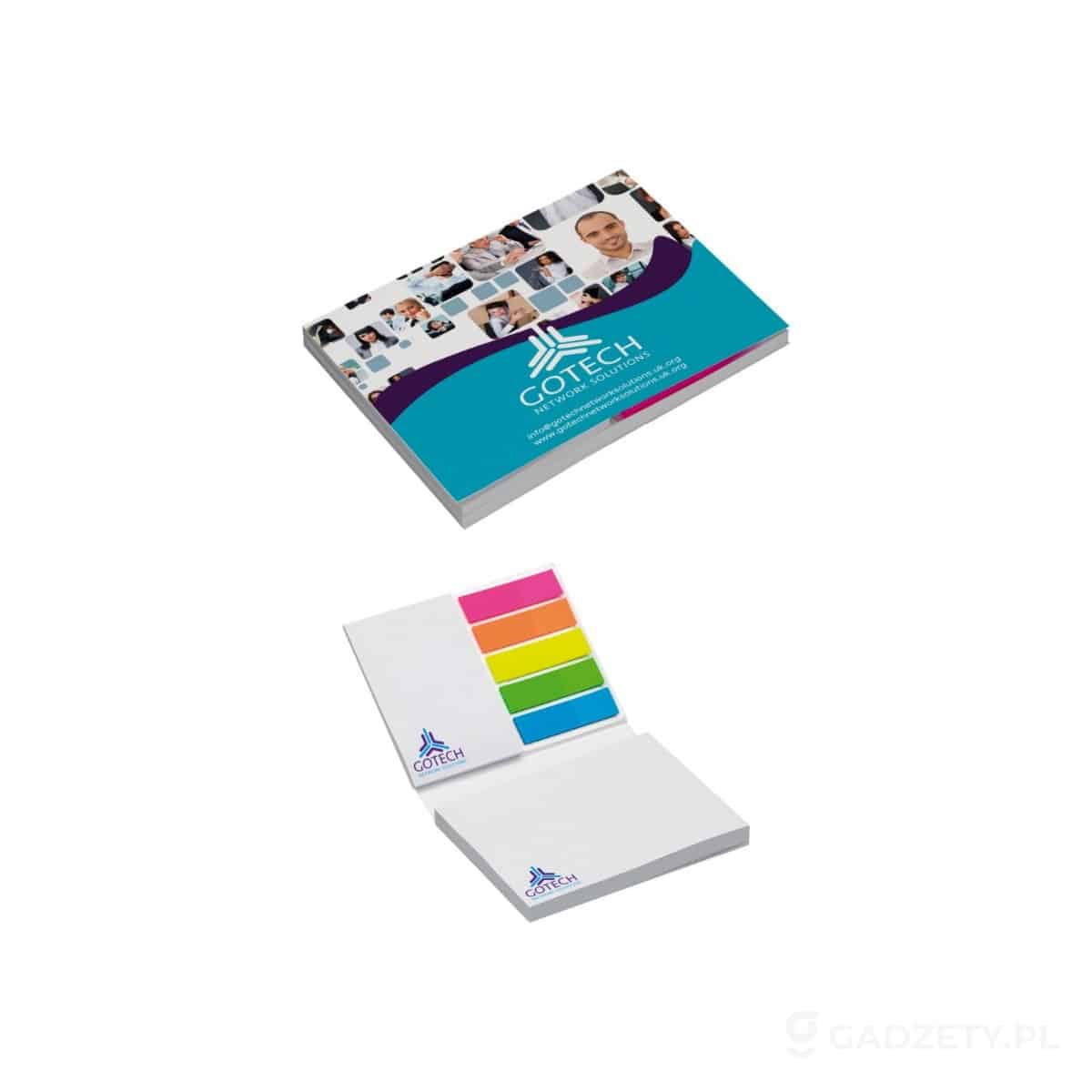 PFC-21239-wariant-watermark Zestaw karteczek z zakładkami Combi w miękkiej okładce – zdjęcia produktu