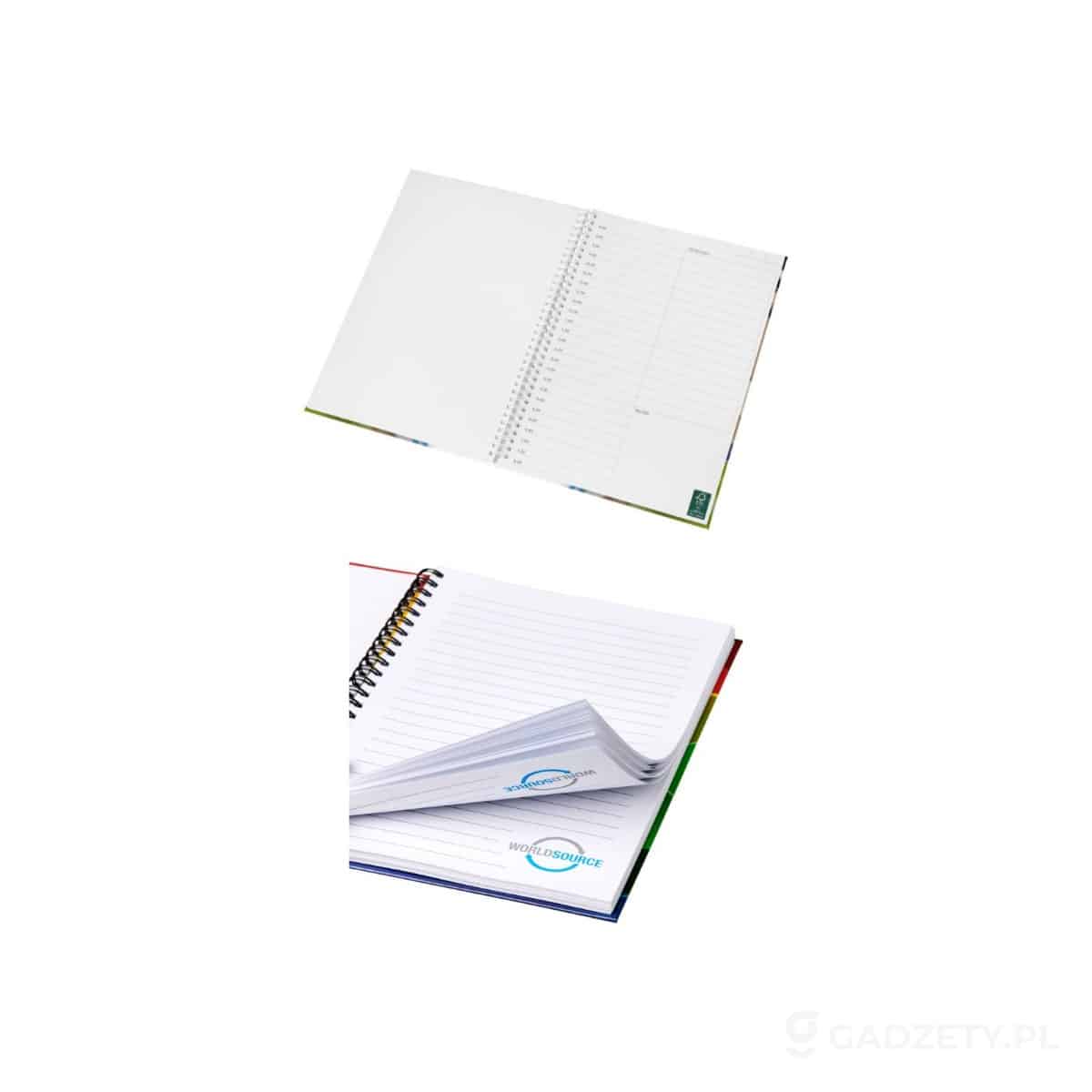 PFC-21256-wariant-watermark Zeszyt w formacie A4 Wire-o w twardej okładce – zdjęcia produktu