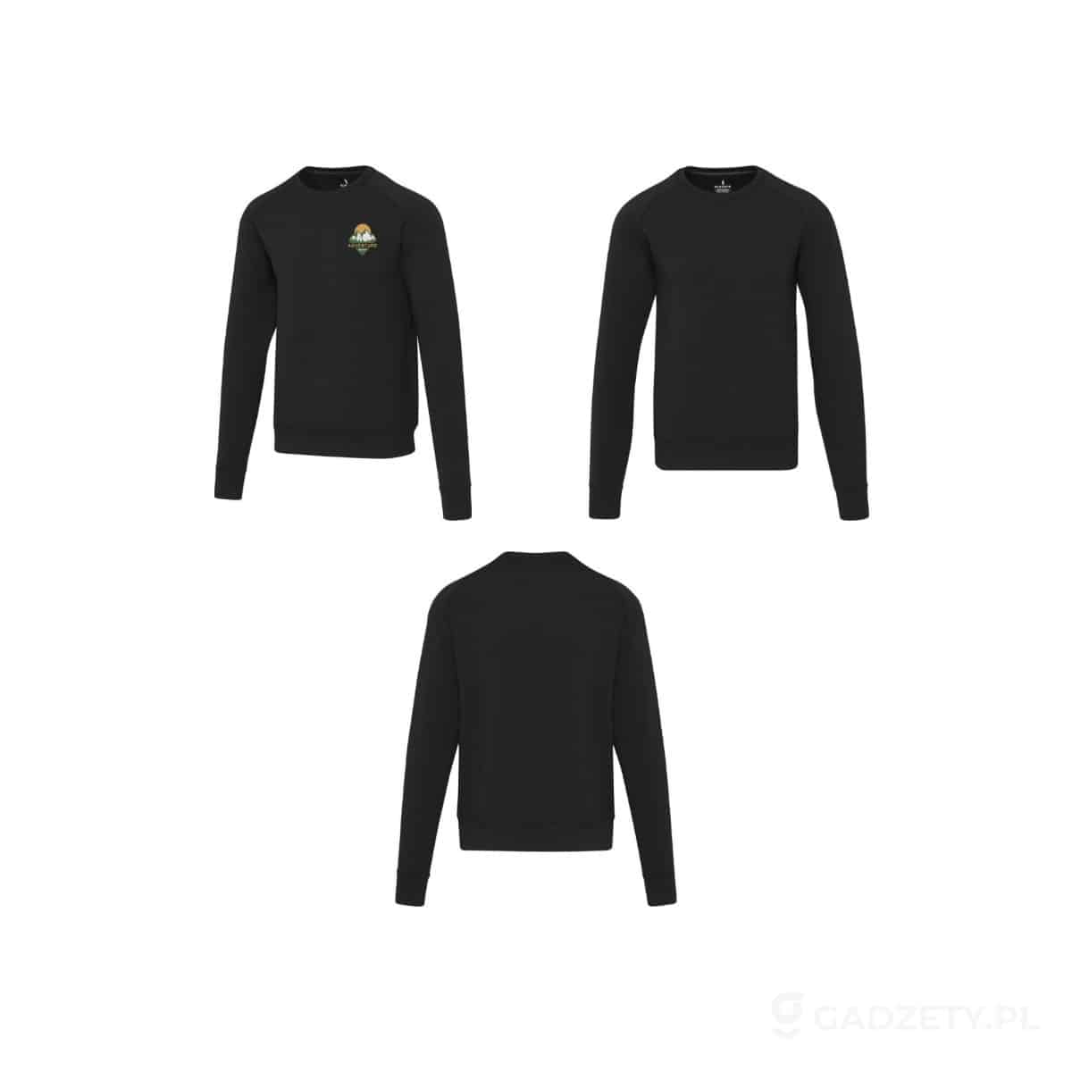Yukon sweter sportowy typu unisex z dzianiny interlock z okrągłym dekoltem – zdjęcia produktu