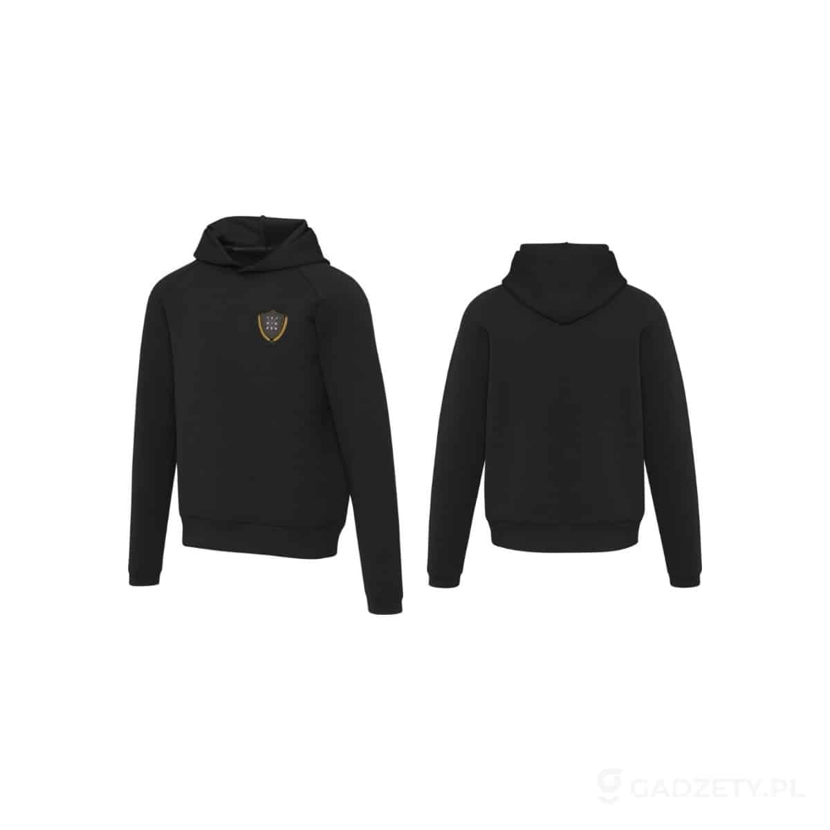 Danali sportowa bluza z kapturem typu unisex z dzianiny interlock – zdjęcia produktu