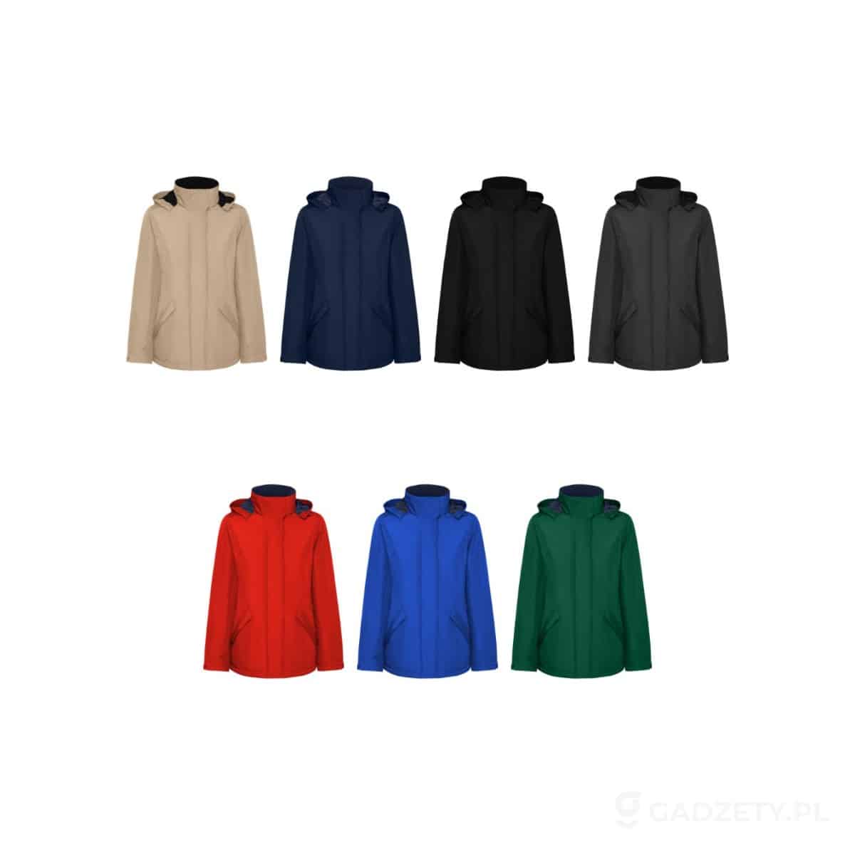 PFC-R5073-kolorow-watermark America damska ocieplana kurtka typu parka – dostępne kolory